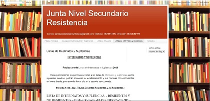 Nivel Secundario ya est n las listas de Interinatos y Suplencias