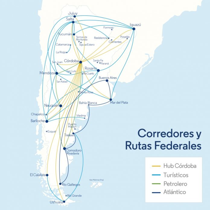 Aerol neas Argentinas present nuevas rutas y corredores federales