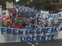 El Frente Gremial Docente adhiere al paro de este jueves