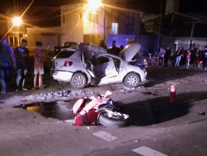 Un motociclista falleci en el Perrando tras chocar contra un auto