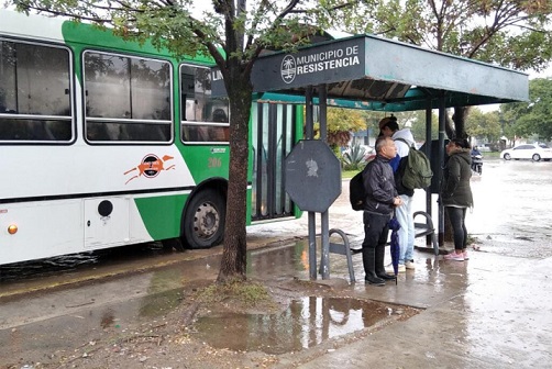 Suspendieron la circulaci n de colectivos en el Gran Resistencia