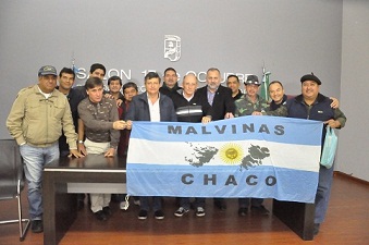 PEPPO JUNTO A EXCOMBATIENTES DE MALVINAS SEGUIREMOS