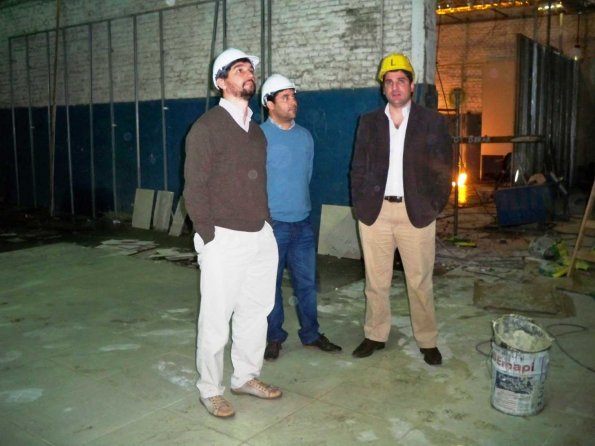 Agostini visit el predio donde Allus inicia la construcci n del