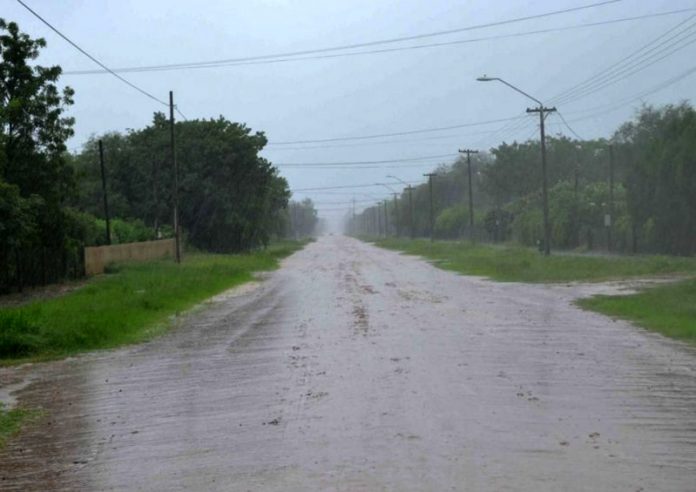 Las lluvias se dieron en toda la provincia y en La Eduvigis se